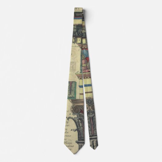 ヴィンテージアーキテクチャ、コーニス成形品付き柱 ネクタイ (正面)