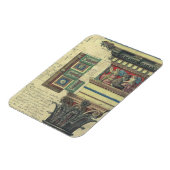 ヴィンテージアーキテクチャ、コーニス成形品付き柱 マグネット (左側)