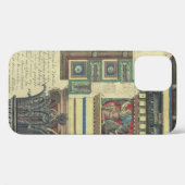 ヴィンテージアーキテクチャ、コーニス成形品付き柱 Case-Mate iPhoneケース (裏面 (横))