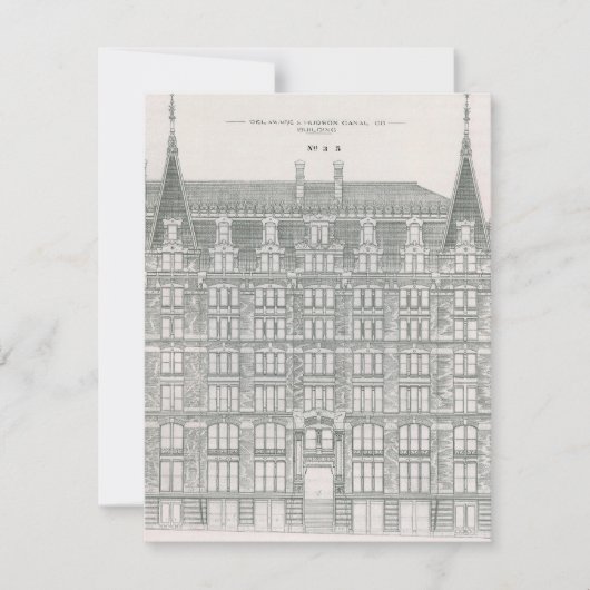 ヴィンテージアーキテクチャ、デラウェアおよびハドソンカナル (正面)