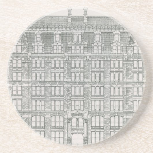 ヴィンテージアーキテクチャ、デラウェアおよびハドソンカナル コースター (正面)