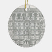 ヴィンテージアーキテクチャ、デラウェアおよびハドソンカナル セラミックオーナメント (左)