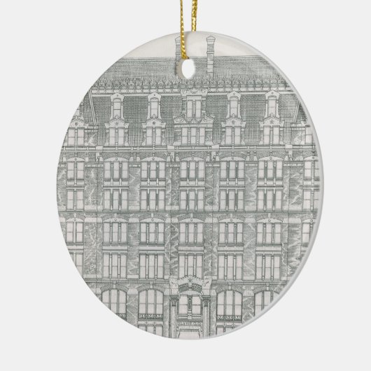 ヴィンテージアーキテクチャ、デラウェアおよびハドソンカナル セラミックオーナメント (左)