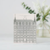 ヴィンテージアーキテクチャ、デラウェアおよびハドソンカナル ポストカード (スタンド正面)