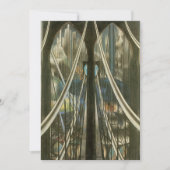 ヴィンテージアーキテクチャ、ブルックリンブリッジ退職 招待状 (正面)