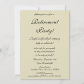 ヴィンテージアーキテクチャ、ブルックリンブリッジ退職 招待状 (裏面)