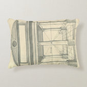 ヴィンテージアーキテクチャ、ローマの柱 アクセントクッション (正面)