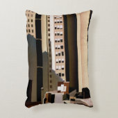 ヴィンテージアーキテクチャ、超高層ビルby Sheeler, 1922 アクセントクッション (正面(垂直))