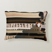 ヴィンテージアーキテクチャ、超高層ビルby Sheeler, 1922 アクセントクッション (裏面)