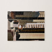 ヴィンテージアーキテクチャ、超高層ビルby Sheeler, 1922 ジグソーパズル (横)