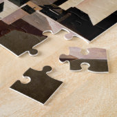 ヴィンテージアーキテクチャ、超高層ビルby Sheeler, 1922 ジグソーパズル (側面)