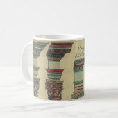 ヴィンテージアーキテクチャ、5つのアーキテクチャの命令 コーヒーマグカップ (正面左)