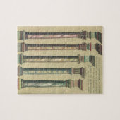 ヴィンテージアーキテクチャ、5つのアーキテクチャの命令 ジグソーパズル (横)