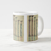 ヴィンテージアーキテクチャ、5つのアーキテクチャの命令 ジャンボコーヒーマグカップ (正面右)