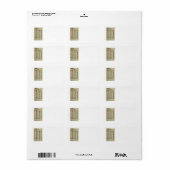 ヴィンテージアーキテクチャ、5つのアーキテクチャの命令 ラベル (フルシート)