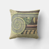 ヴィンテージアーキテクチャ、Capital Volute by Vignola クッション (裏面)