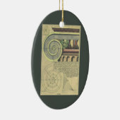 ヴィンテージアーキテクチャ、Capital Volute by Vignola セラミックオーナメント (右)