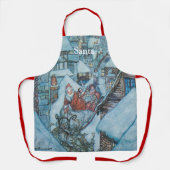 ヴィンテージアーサー・ラッカム・クリスマス エプロン (正面)