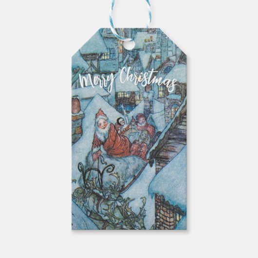 ヴィンテージアーサー・ラッカム・クリスマス ギフトタグ (正面)