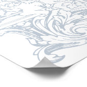 ヴィンテージアーチつる植物結婚フレームへようこそ ポスター (角)