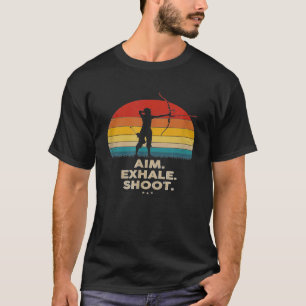 ヴィンテージアーチェーおもしろいレトロアーチェリー Tシャツ