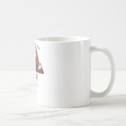 ヴィンテージアーチズナショナルパークユタ コーヒーマグカップ (右)