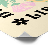 ヴィンテージアーチフローラ感動的引用文ポスター ポスター (角)