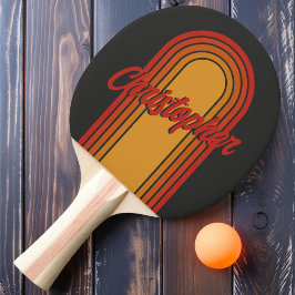 ヴィンテージアーチミッドナイトサンセット（名前あり） 卓球ラケット