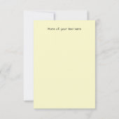 ヴィンテージアーツアンドクラフツスタイルバラテンプレート カード (裏面)