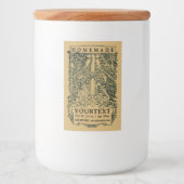 ヴィンテージアーツアンドクラフツスタイルホームメイド フードラベル (正面)