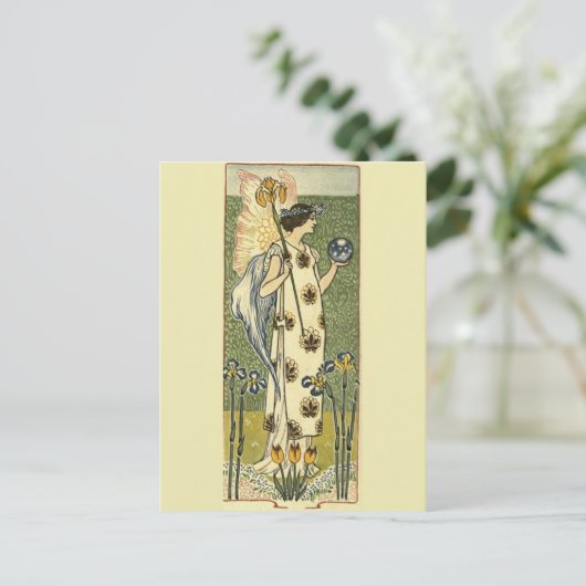 ヴィンテージアーツ&クラフツイラストレーション絵画ズ ポストカード (スタンド正面)