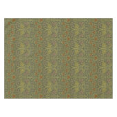 ヴィンテージアーツ&クラフツスタイルアップルパターン生地 テーブルクロス (正面(横))