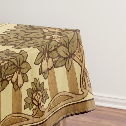 ヴィンテージアーツ&クラフツスタイルフルーツツリーパターン テーブルクロス (インサイチュ)