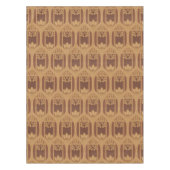 ヴィンテージアーツ&クラフツベリーと葉パターン テーブルクロス (正面)