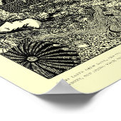 ヴィンテージアートのためのエドガー・アラン・ポーのモレラ ポスター (角)