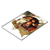 ヴィンテージアートのクリスマスプレゼント ノートブック (左側)