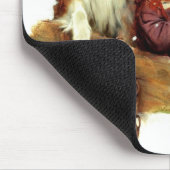 ヴィンテージアートのクリスマスプレゼント マウスパッド (コーナー)