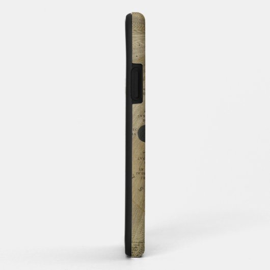 ヴィンテージアートの月のチャートのフェーズ – セルノグラフィック Case-Mate iPhoneケース (裏面/右)