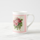 ヴィンテージアートアンティークバラ ボーンチャイナマグカップ (右)