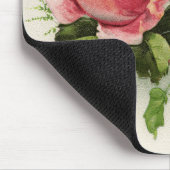 ヴィンテージアートアンティークバラ マウスパッド (コーナー)