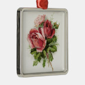 ヴィンテージアートアンティークバラ メタルオーナメント (右)