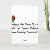 ヴィンテージアートイングリッシュスリンガースパニエル犬誕生日カード カード (裏面)