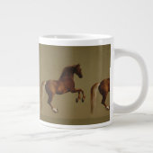 ヴィンテージアートウィスレジャケットバイジョージスタブズ ジャンボコーヒーマグカップ (右)