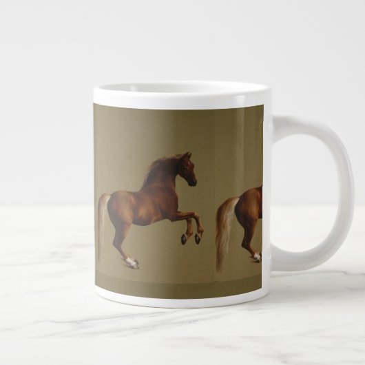 ヴィンテージアートウィスレジャケットバイジョージスタブズ ジャンボコーヒーマグカップ (右)