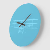 ヴィンテージアートカスタムカラー ラージ壁時計 (傾斜)