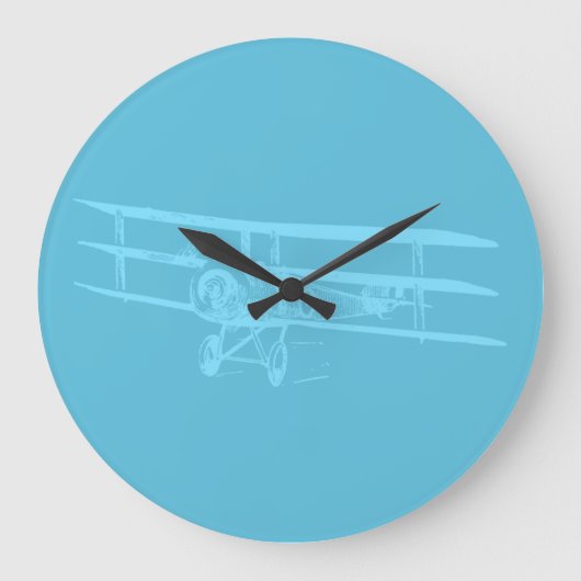 ヴィンテージアートカスタムカラー ラージ壁時計 (正面)