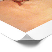 ヴィンテージアートガールズ遊ピアノミュージシャン ポスター (角)