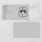 ヴィンテージアートギブソンガール名刺 名刺 (正面/裏面)