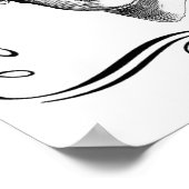 ヴィンテージアートギブソンガール ポスター (角)