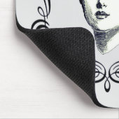 ヴィンテージアートギブソンガール マウスパッド (コーナー)